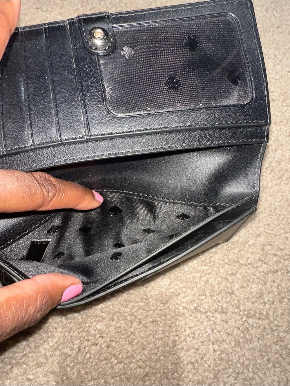 kate spade structured saffiano